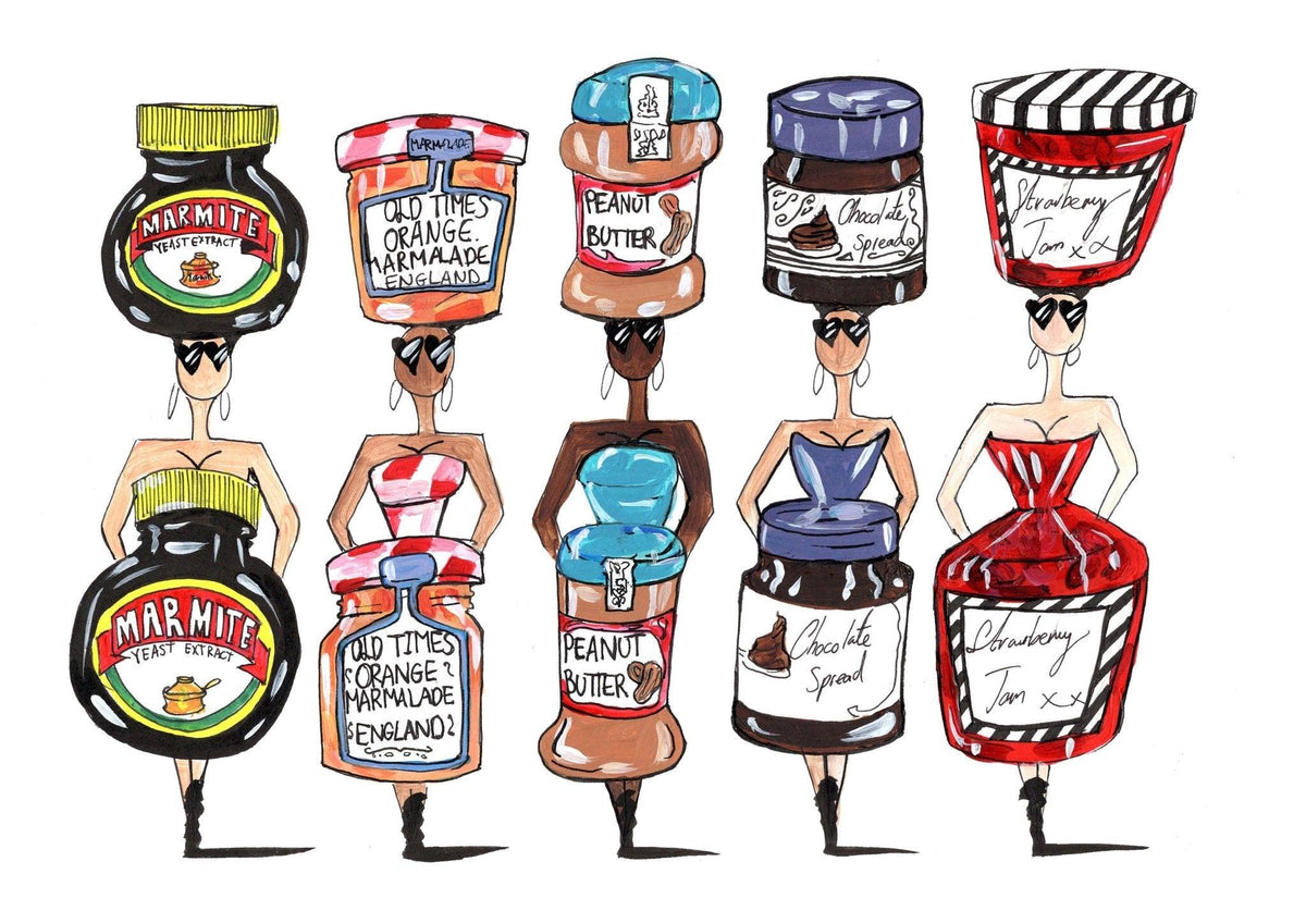 Morning Delight Pop Dolls Print – Charlotte Posner Artwork