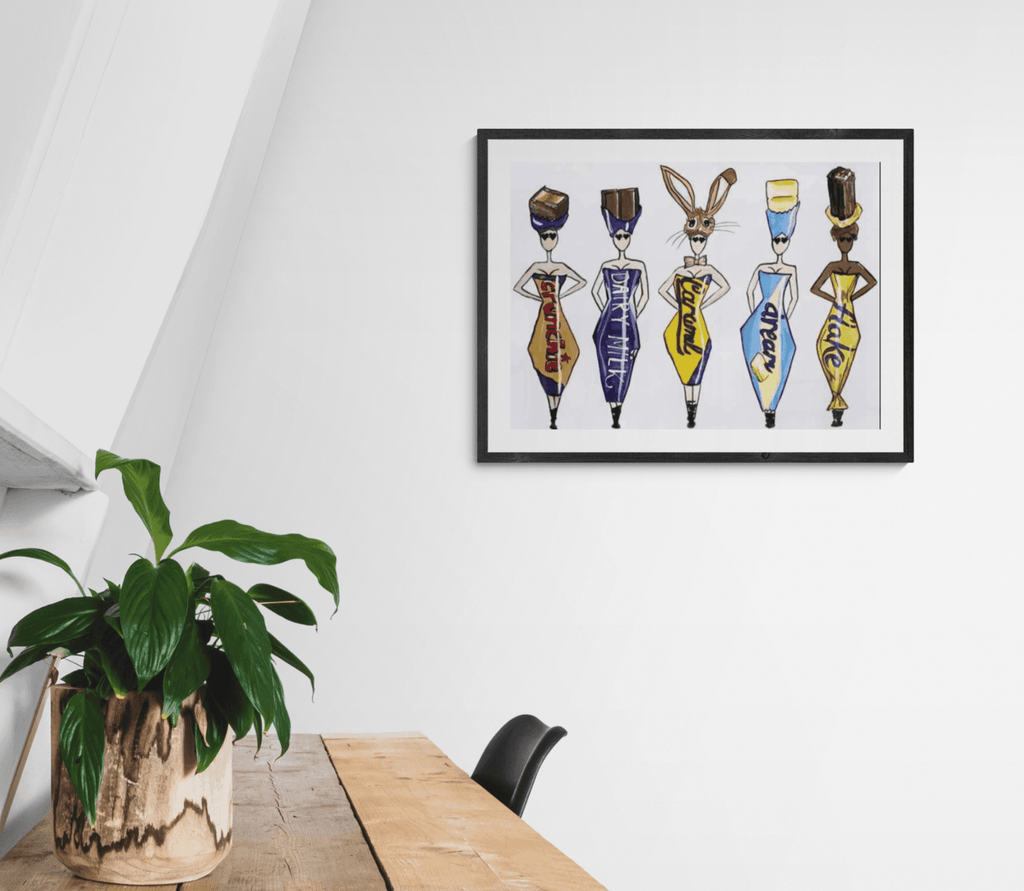 CHOCOLATE POP DOLLS PRINT - Charlotte Posner
