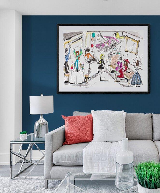 LET THE GAMES BEGIN PRINT - Charlotte Posner