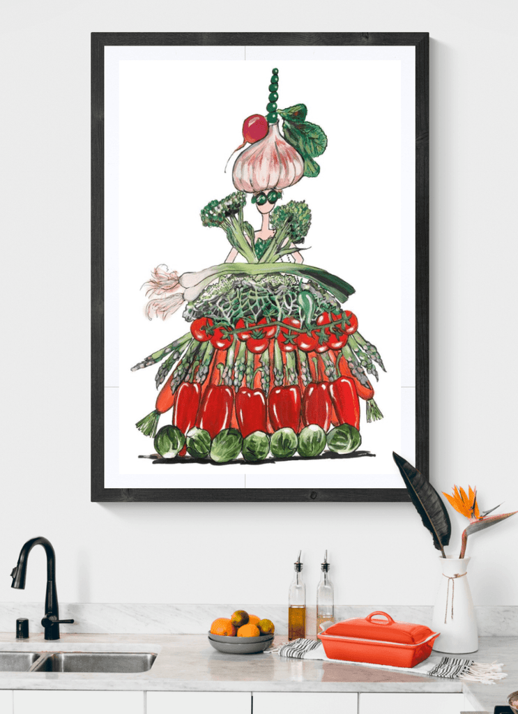 MADAME LEGUME PRINT - Charlotte Posner