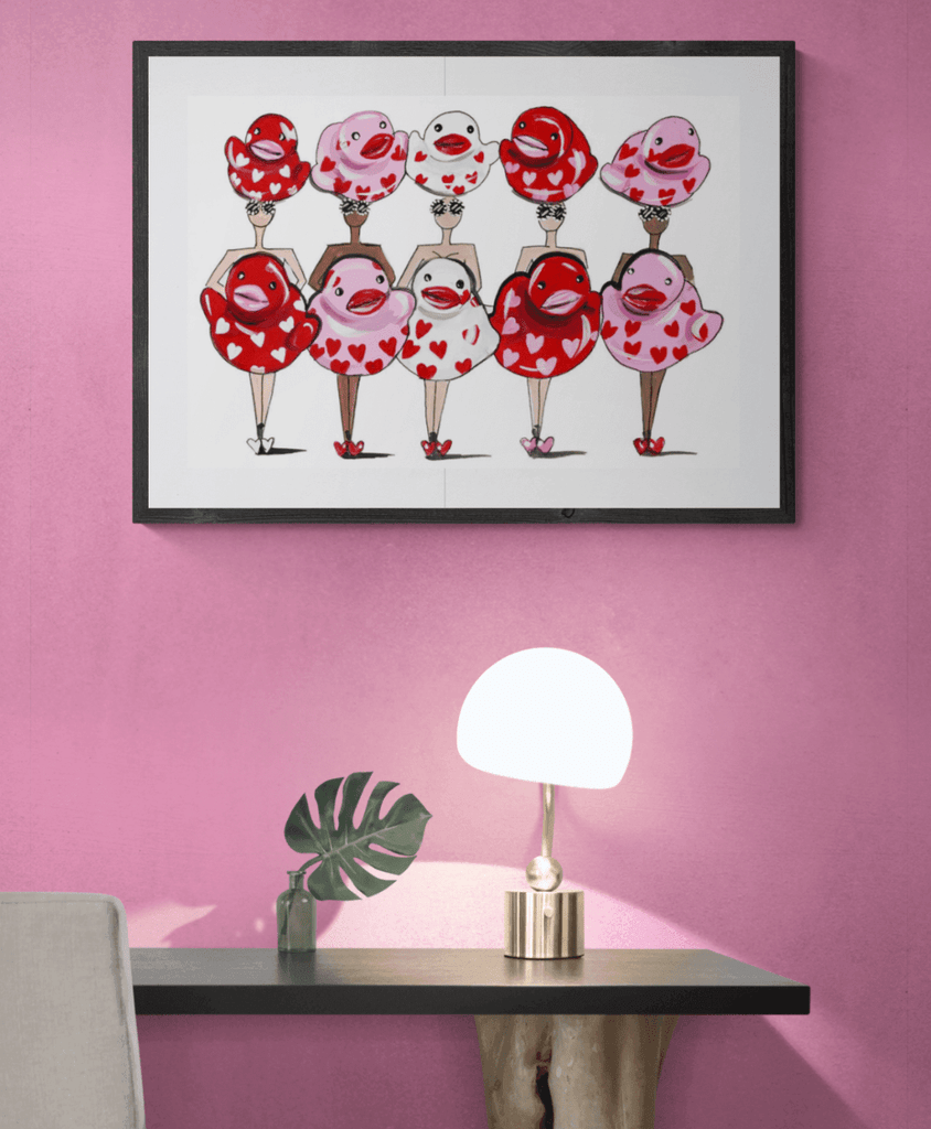 QUACKERS POP DOLLS PRINT - Charlotte Posner
