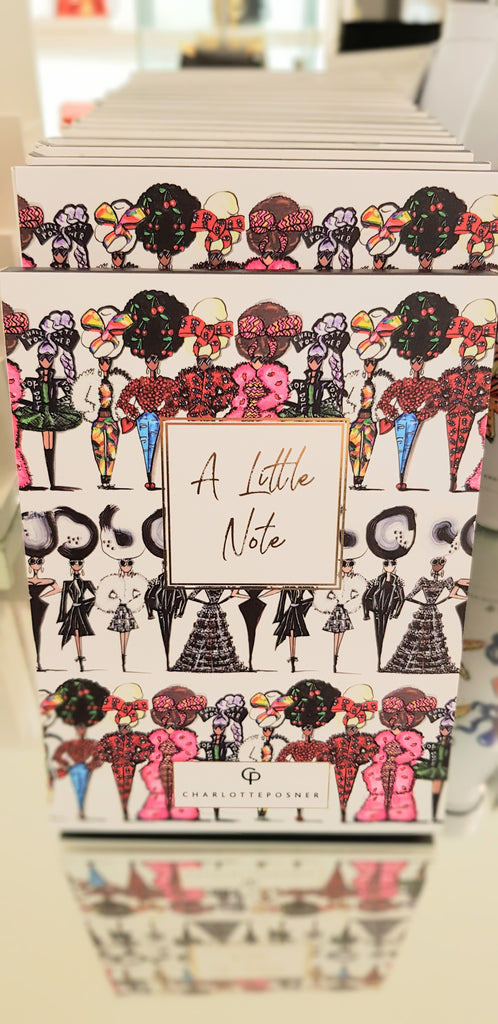 FASHION SIX PACK NOTECARDS - Charlotte Posner